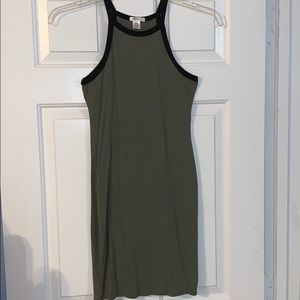 Olive Green Bodycon Dress